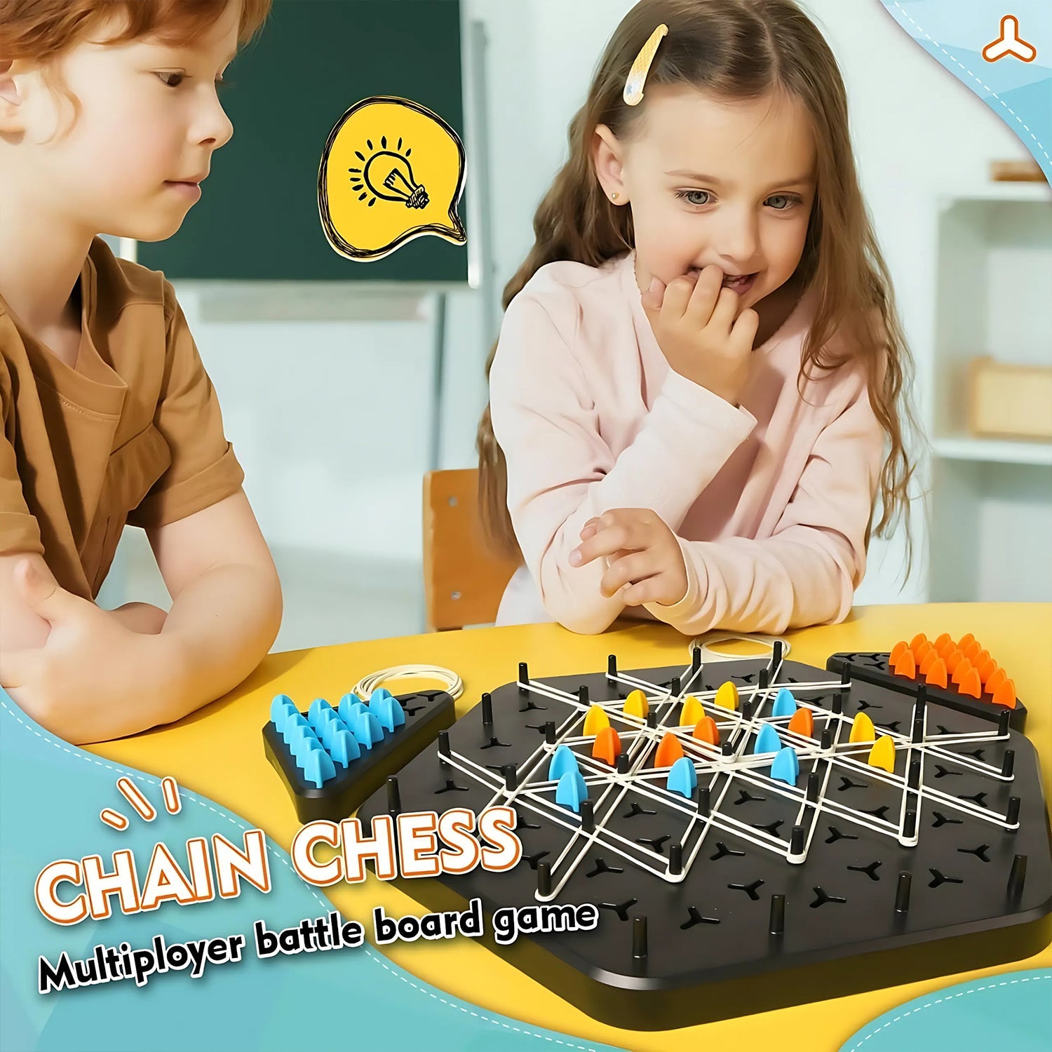 STEM Triangle Puzzle Board for Color Sorting & Logic STEM Triangle Puzzle Board for Color Sorting & Logic